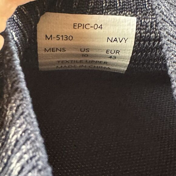 Members Only Light Weight Breathable Sneakers Navy Men’s Size 10M NWT - Picture 9 of 12